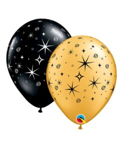 black-and-gold-sparkles-and-swirls-latex-balloons-11-retirement-party-birthday-bridal-shower-congratulations-graduation-new-years-eve