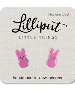 pastel spring bunny earrings