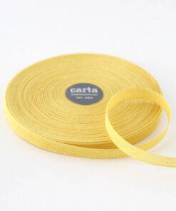 loose weave cotton ribbon yellow