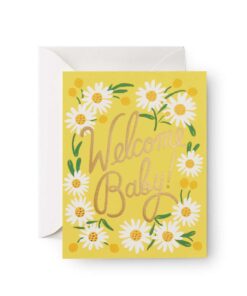 baby welcome card