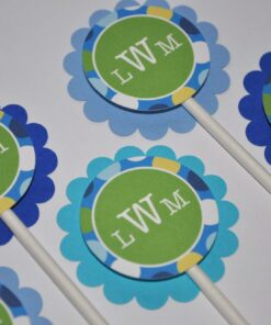 Birthday Party Sticker Labels Set