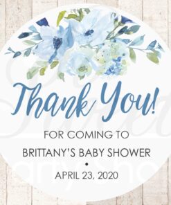 Baby Shower Favor Stickers Set