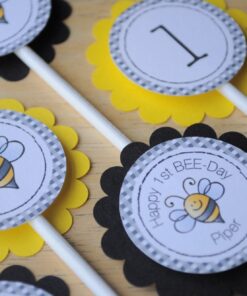 Birthday Favor Sticker Labels Set of 24
